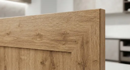 5 Panel Shutter in a finished kitchen, illustrative image